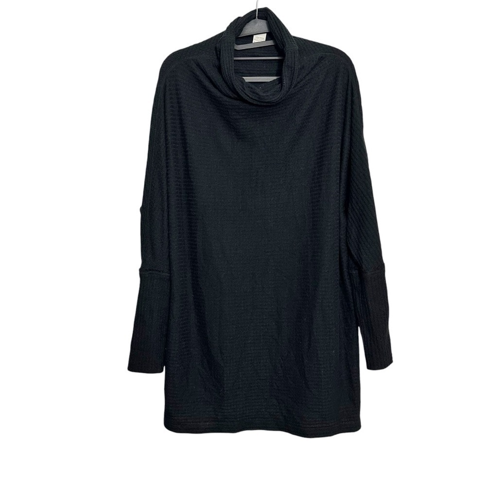 Free People We The Free Waffle Cowl Neck Tunic Top